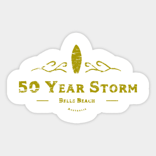50 Year Storm Sticker
